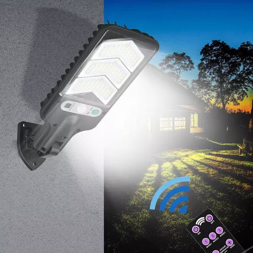 LAMPARA SOLAR 6 LEDS Exterior Multimodo Sensor